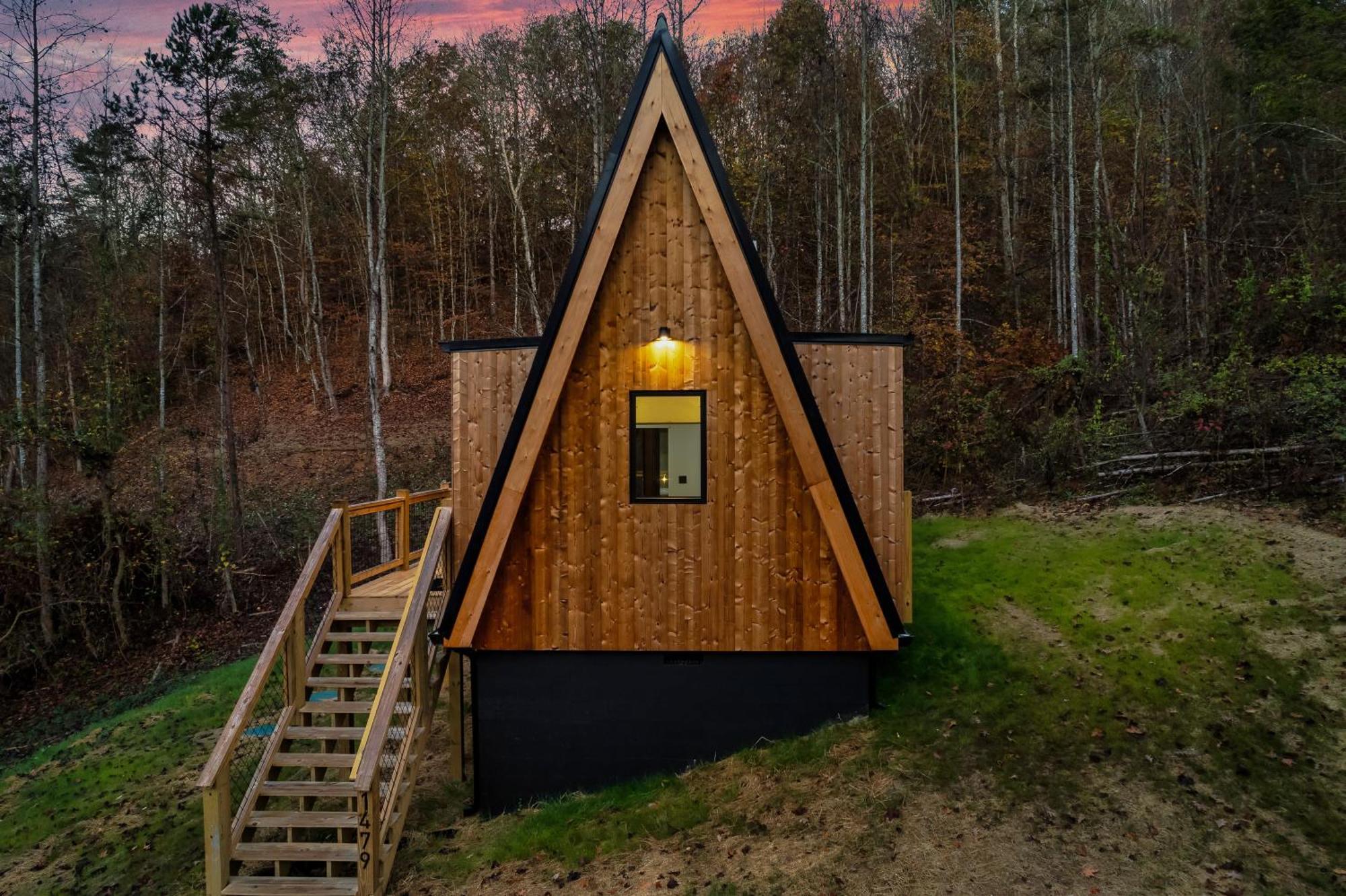 Вілла An Escape To The Forest, A Smoky Mountain A-Frame Cabin, Couple'S Romantic Get-Away! Сев'єрвілл Екстер'єр фото